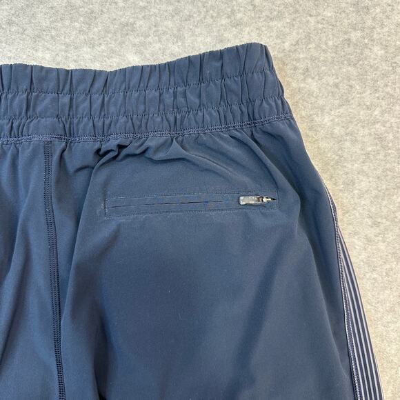 Lululemon Work It Out Track Pants SZ S Wagon Stripe Inkwell Jogger Elastic Waist - Picture 8 of 14